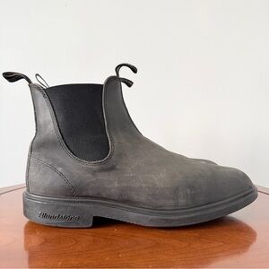 Blundstone 1308 Dress Rustic Black Leather Chelsea Boots | AU 10
